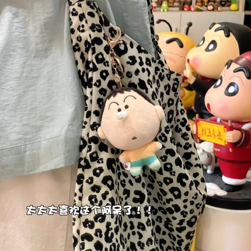 【現貨】正版 蠟筆小新 可動掛件 吊飾 掛飾 小白尾巴能轉 小新翅膀能飛 新之助 包包 揹包 漫貓 商品圖片 4
