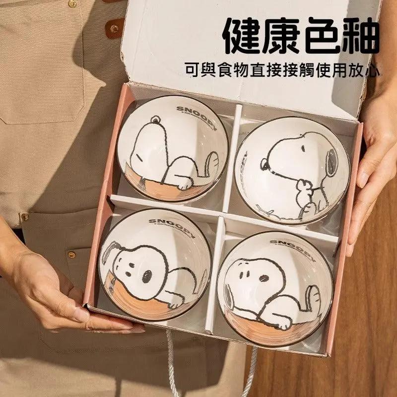 【曙曦】正版現貨 史努比 經典禮盒裝 飯碗 米飯 陶瓷材質 可微波清蒸 禮盒包裝 送禮 snoopy 曙曦 商品圖片 4
