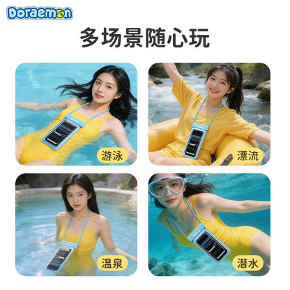 【洛克空間】現貨 哆啦A夢 防水袋 手機袋 水下拍照 大尺寸 適配99%手機 送禮 小叮噹 商品圖片 4