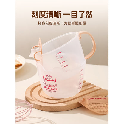 【川島屋】正版現貨 lulu豬 蛋液量杯 淘米杯 過濾杯 量杯 送禮 商品圖片 4