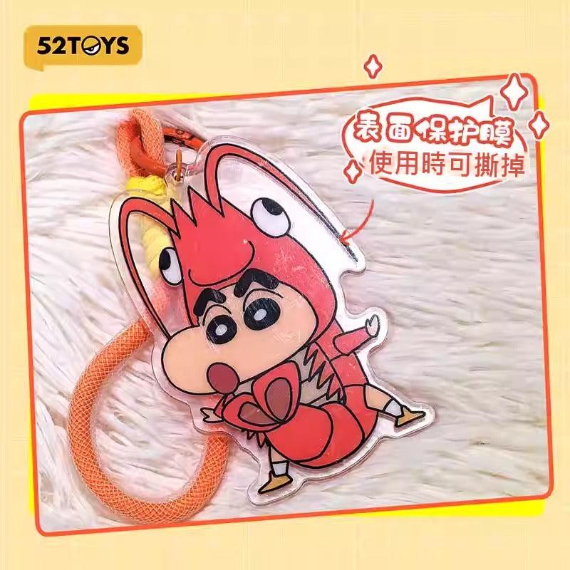 【52toys】正版 蠟筆小新 亞克力 鑰匙圈 鑰匙扣 掛繩 包包掛飾 吊飾 新之助 魷魚小新 龍蝦小新 商品圖片 4