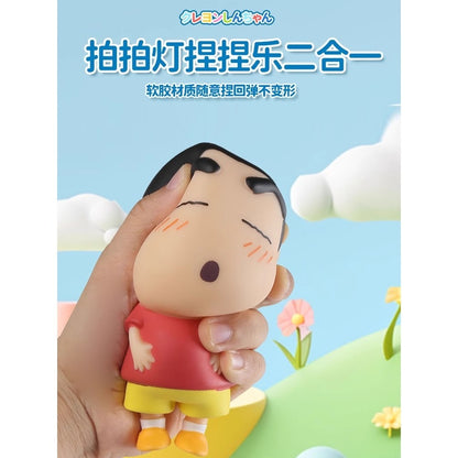 【魔卡丘】正版現貨 蠟筆小新 拍拍燈 小夜燈 需裝電池 小白 新之助 送禮 摩卡丘 療癒 送禮 氛圍燈 夜燈 商品圖片 4