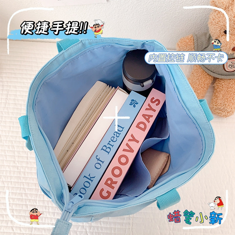 【瑞錦】正版現貨 蠟筆小新 帆佈袋 禮品袋 環保袋 購物袋 外帶 裝書本 送禮 新之助 商品圖片 4