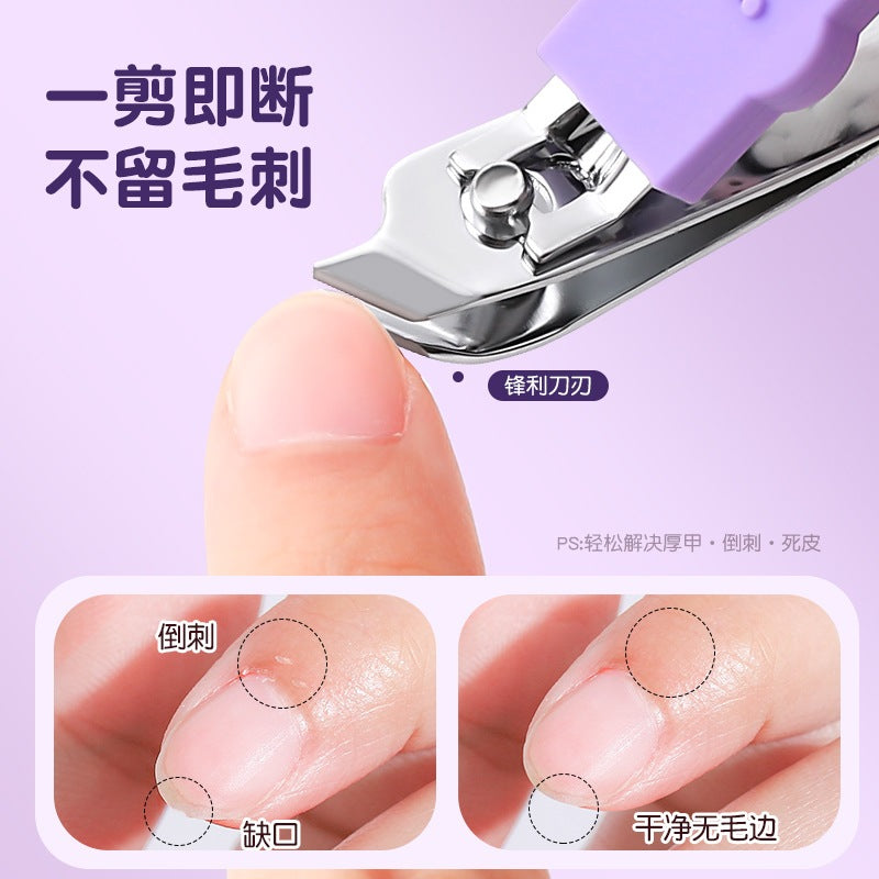 【包包寶】現貨 三麗鷗 指甲刀 庫洛米 指甲剪 卡通 斜口 平口 修甲工具 可愛創意指甲刀 送禮 商品圖片 4