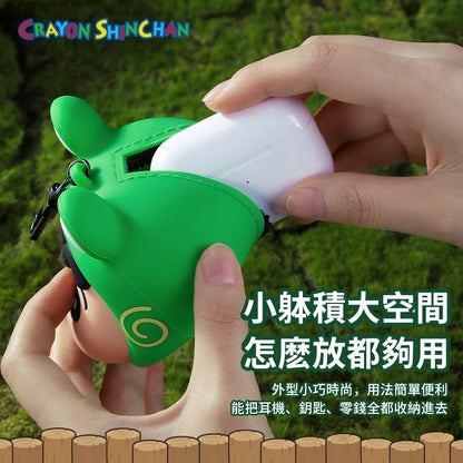 【洛克空間】正版現貨 蠟筆小新 硅膠耳機包 新之助 保護殼 藍牙耳機殼 AirPods pro 第二代 pro2 耳機殼 商品圖片 4