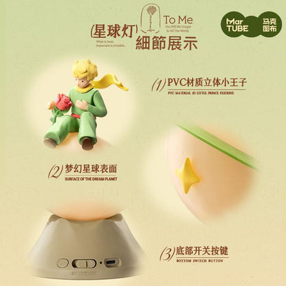 【馬克圖布】現貨 小王子 星球小夜燈 氛圍燈 牀頭燈 擺件 童話故事 童話星球 大禮袋 送禮 商品圖片 5