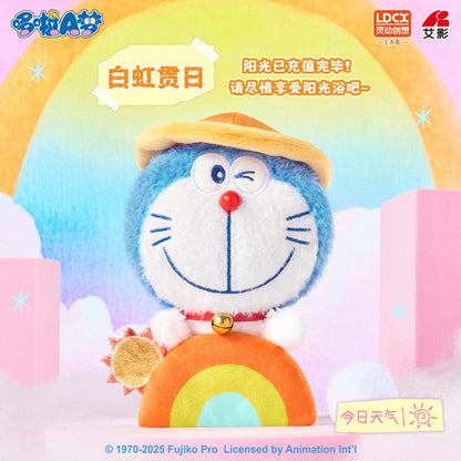 【靈動創想】現貨 哆啦A夢 天氣絨絨 掛件盲盒 包包 吊飾 鑰匙圈 送禮 公仔 小叮噹 商品圖片 5
