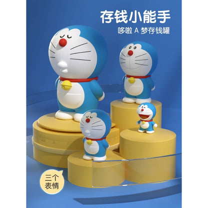 【超逗熊】正版現貨 哆啦A夢 存錢罐 藍胖子 硬幣罐 零錢罐 內飾 小叮噹 哆啦a夢 裝飾 擺件 存錢筒 硬幣筒 撲滿 商品圖片 5