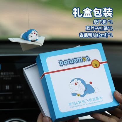 【翎感】正版現貨 哆啦A夢 紙飛機 車載香薰 掛件 吊飾 禮盒包裝 送禮 小叮噹 商品圖片 5