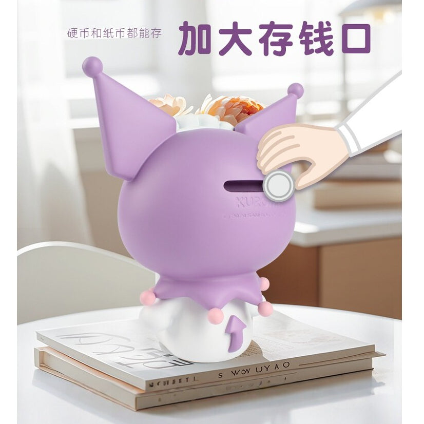 【冉紅】正版現貨 三麗鷗 庫洛米 存錢罐 公仔 擺件 20cm高 存錢筒 美樂蒂 送禮 商品圖片 5