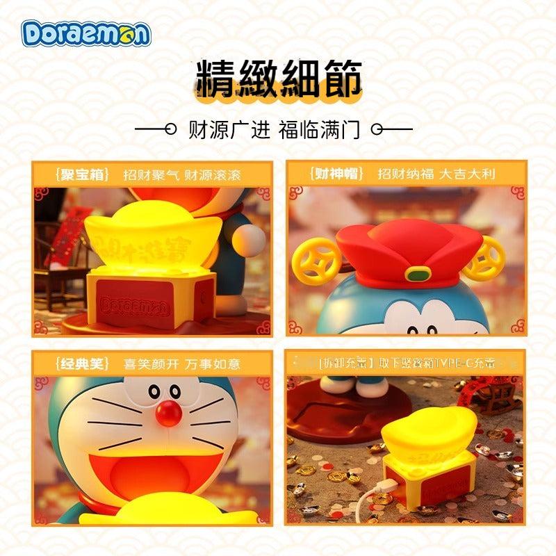 【洛克空間】現貨 哆啦A夢 大擺件夜燈 財神爺 牀頭燈 小叮當 招財 裝飾燈 小叮噹 氛圍燈 哆啦a夢 小夜燈 商品圖片 5