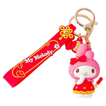 【冉紅】現貨 三麗鷗 鑰匙扣 鑰匙圈 新年快樂 庫洛米 大耳狗 春節禮物 送禮 商品圖片 5