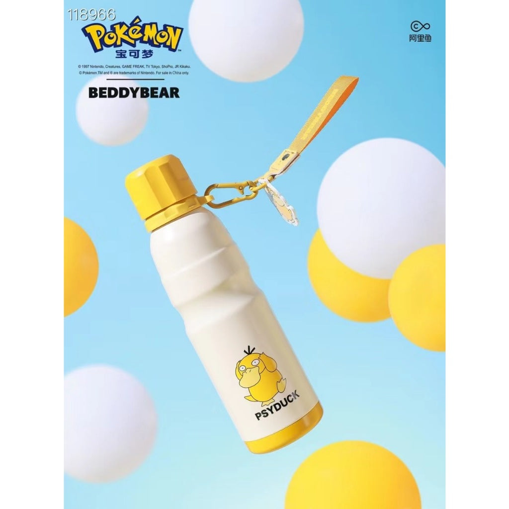 【杯具熊】正版 寶可夢 Pokemon 可達鴨 保溫杯 獎品 水杯 男女款 精靈球 韓國品牌 商品圖片 5