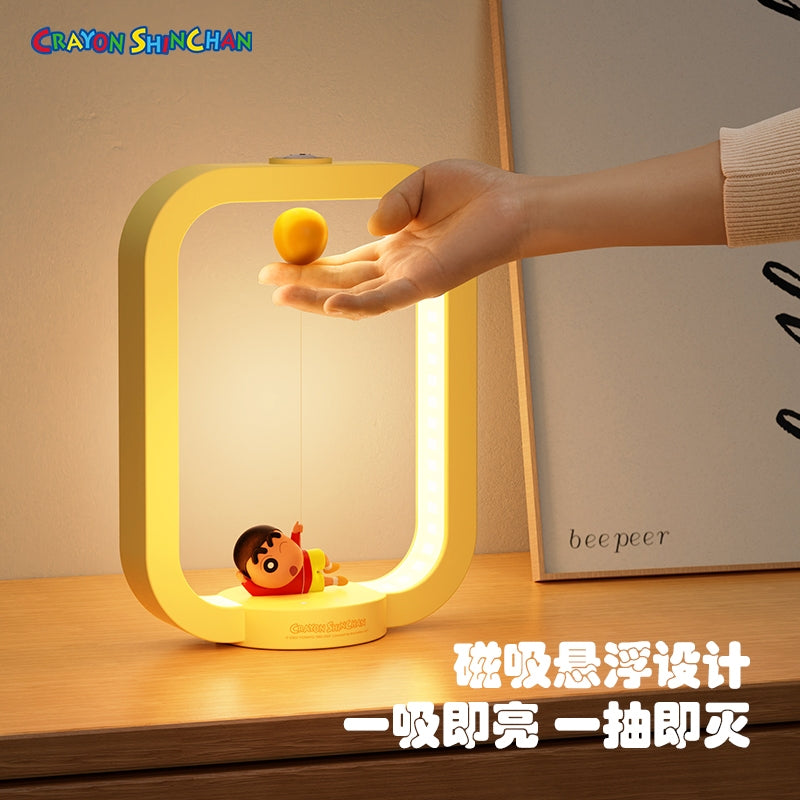 【洛克空間】現貨 蠟筆小新 告白氣球 磁吸懸浮大夜燈 牀頭燈 氛圍燈 療癒燈 氣氛燈 夜燈 聖誕 交換禮物 送禮 商品圖片 5