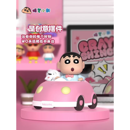 【馬克圖布】正版現貨 蠟筆小新 心動出擊 擺件 小夜燈 公仔 求婚 告白 生日禮物 禮盒包裝 新之助 商品圖片 5