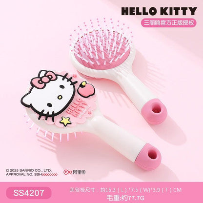 【包包寶】現貨 三麗鷗 梳子 Hello Kitty 氣墊梳 卡通按摩梳 可愛便攜摺疊梳 鏡梳 送禮 商品圖片 5