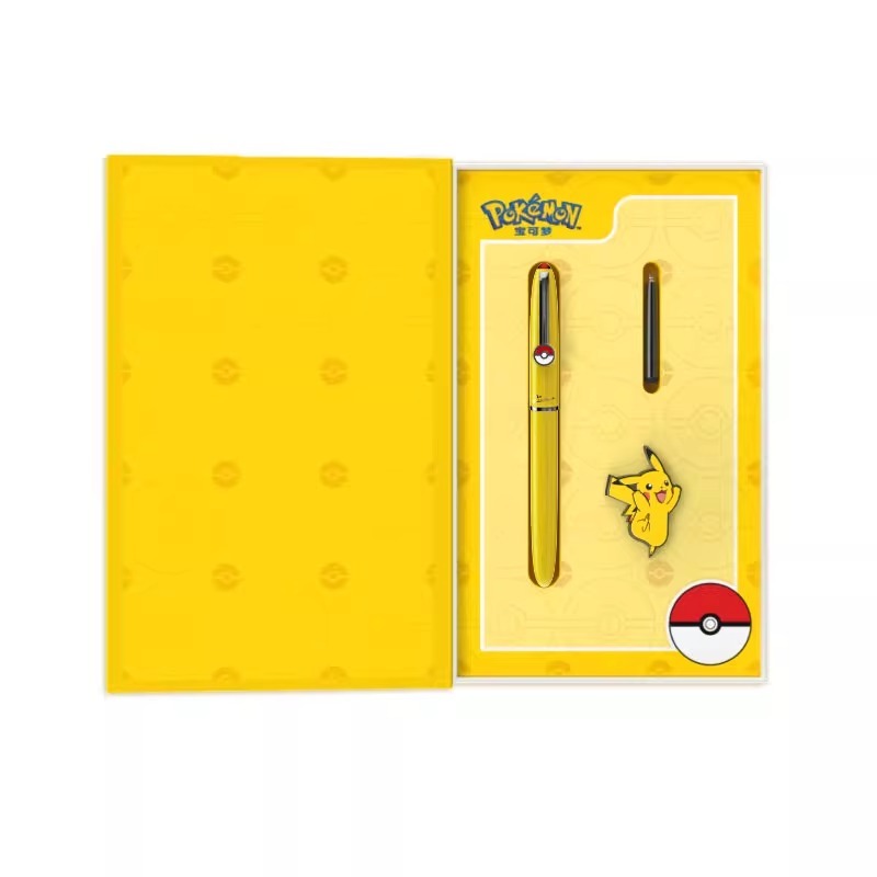 【畢加索】正版 寶可夢 鋼筆禮盒套裝 Pokemon 練鋼筆 文具 國中 練字 皮卡丘 小火龍 傑尼龜 生日 禮物 商品圖片 5