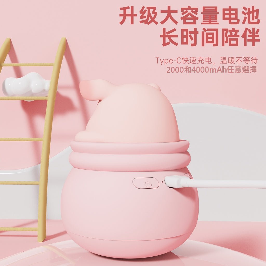 【洛克空間】現貨 lulu豬 拍拍燈 小夜燈 暖手寶 暖暖包 硅膠材質 送禮 商品圖片 5