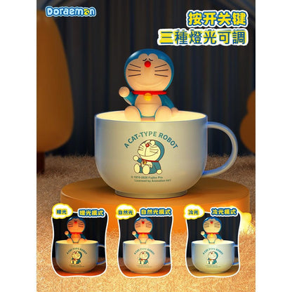 【洛克空間】現貨 哆啦A夢 下午茶 小夜燈 氛圍燈 牀頭燈 燈具 送禮 小叮噹 商品圖片 5