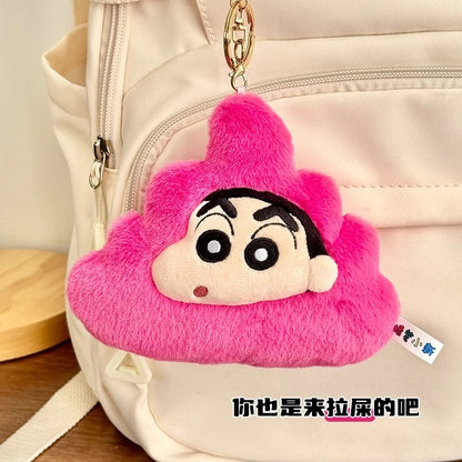 【漫貓】現貨 蠟筆小新 鑰匙扣 掛件 鑰匙圈 睡覺小新 新之助 包包 揹包 吊飾 商品圖片 5