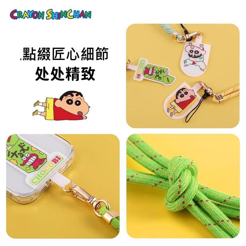 【洛克空間】正版現貨 蠟筆小新 手機掛繩 可伸縮 可斜挎 吊繩 新之助 睡衣小新 掛繩 萌上天 回頭率賊高 商品圖片 5