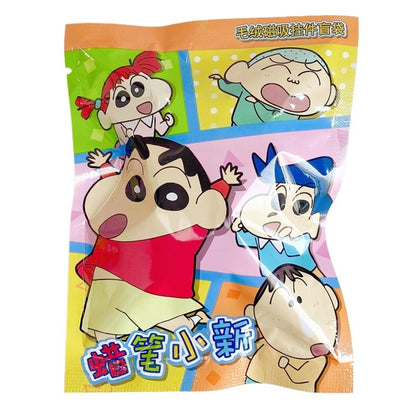 正版 蠟筆小新 布藝公仔盲袋 鑰匙扣 掛件系列 盲盒動漫潮玩周邊小掛飾 吊飾 送禮 商品圖片 5