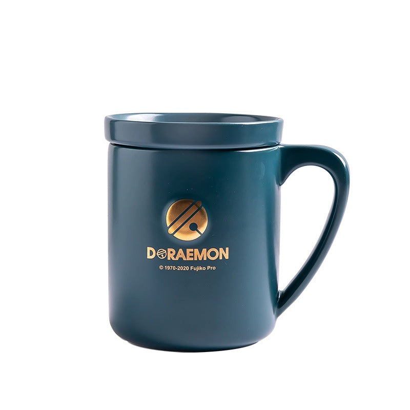 【清和】正版現貨 哆啦A夢 一杯子一輩子 鈴鐺杯 馬克杯 高顏值 有蓋無湯匙 咖啡杯 送禮 水杯 小叮噹 哆啦a夢 商品圖片 5