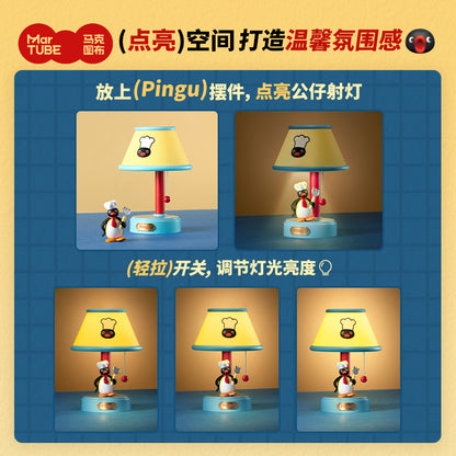 【馬克圖布】正版現貨 Pingu 好運出爐小夜燈 檯燈 氛圍燈 牀頭燈 臥室 送禮 廚師必備 商品圖片 5