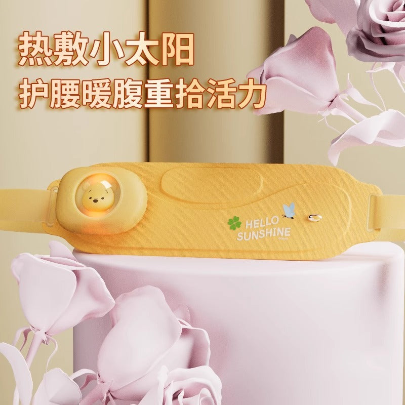 【現貨】正版 迪士尼 暖宮寶 腰帶 大姨媽 肚子疼神器 緩解經期 痛經 經痛 生理期 溫暖按摩 草莓熊 維尼 送禮 商品圖片 5