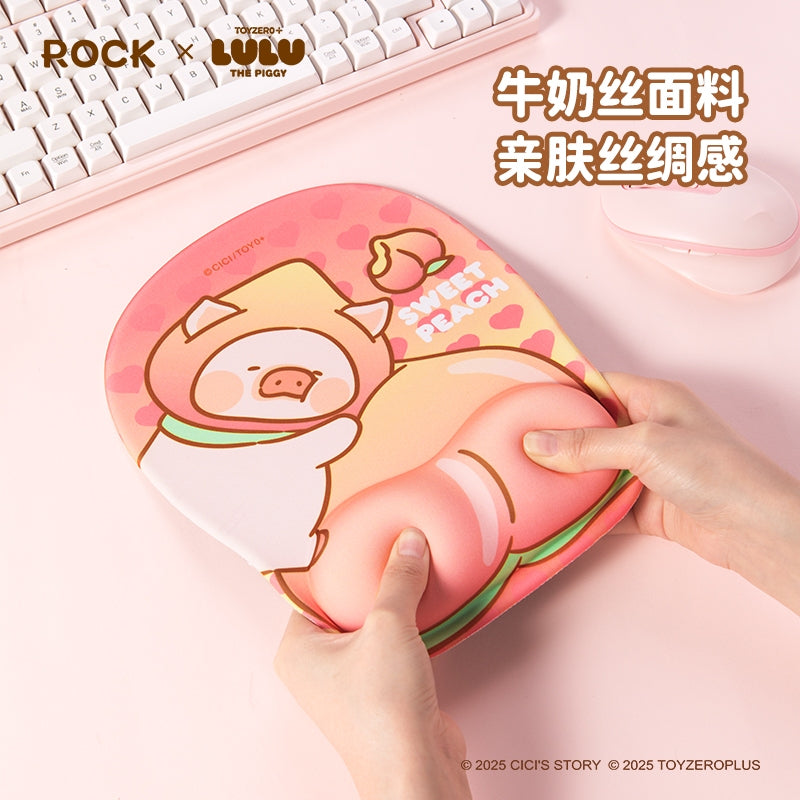 【洛克空間】現貨 lulu豬 滑鼠墊 鼠標墊 3D 桌墊 加厚防滑人體工學 送禮 商品圖片 5