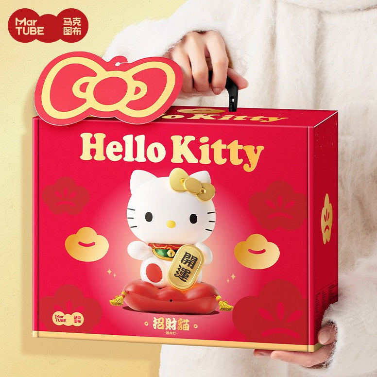 【馬克圖布】限量現貨 三麗鷗 KT貓 招財貓 擺件 小夜燈 路過感應亮燈 適合門市招財 送禮超有面 商品圖片 5