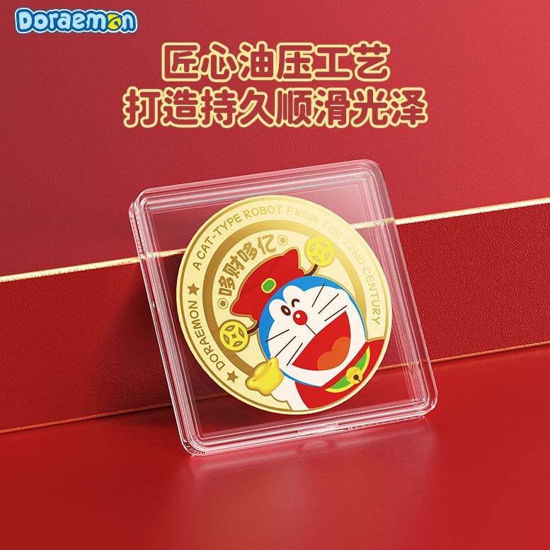 【洛克空間】現貨 哆啦A夢 手機貼 黃金貼 萬能貼 送禮 小叮噹 財神爺 商品圖片 5