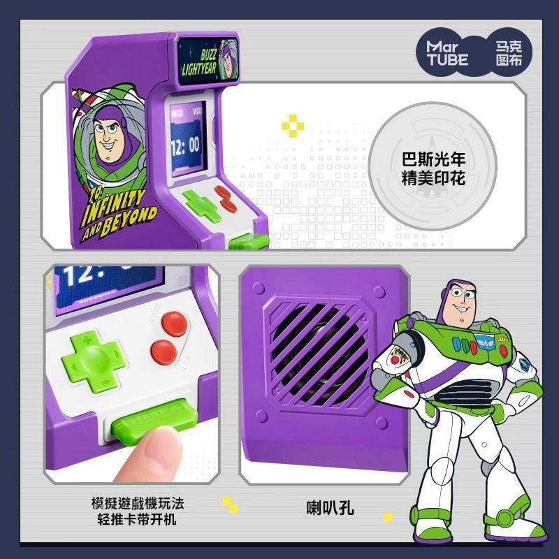 【馬克圖布】現貨 迪士尼 巴斯光年 桌面擺件 遊戲機造型 數顯時鐘 商品圖片 5