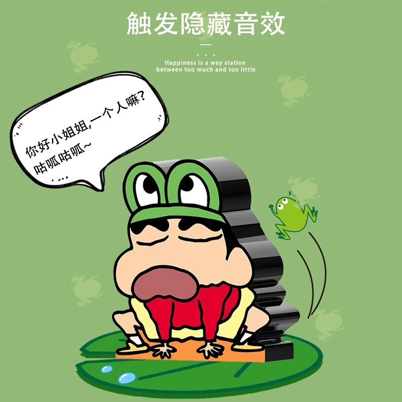 【現貨】正版 蠟筆小新 cos青蛙 小夜燈 牀頭燈 睡眠燈 節能不耗電 新之助 夜燈 療癒 禮物 商品圖片 5
