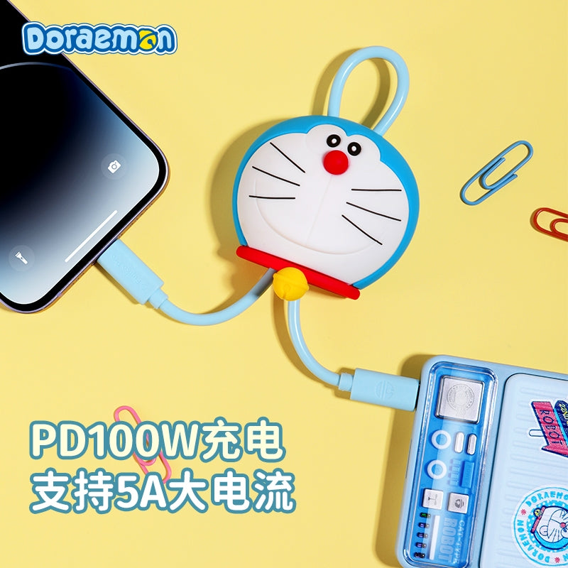 【洛克空間】正版現貨 哆啦A夢 公仔硅膠 快充線 充電線 數據線 30cm長 手機殼掛脖 吊繩 掛飾 小叮噹 哆啦a夢 商品圖片 6