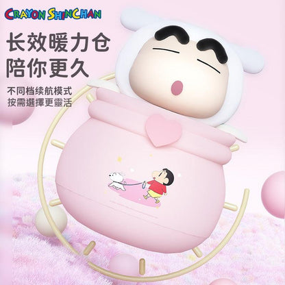 【洛克空間】現貨 蠟筆小新 暖手寶 暖暖包 硅膠材質 送禮 新之助 商品圖片 6
