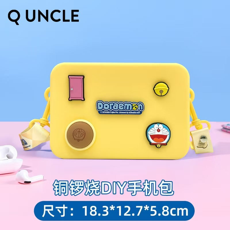 【Q UNCLE】正版現貨 哆啦A夢 DIY盒子手機包 零錢包 包包 硬幣包 耳機包 小叮噹 掛件 哆啦a夢 收納包 商品圖片 6