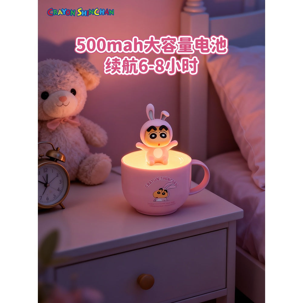 【洛克空間】現貨 蠟筆小新 下午茶 小夜燈 氛圍燈 牀頭燈 燈具 送禮 新之助 商品圖片 6