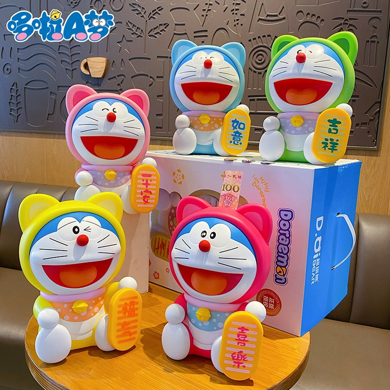 【超逗熊】現貨 哆啦A夢 祝福系列 存錢罐 零錢罐 存錢筒 撲滿 小叮噹 哆啦a夢 裝飾 大公仔 商品圖片 6