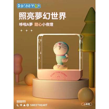 【洛克空間】現貨 哆啦A夢 星空磁吸夜燈 牀頭燈 叮當貓 小叮噹 氛圍燈 哆啦a夢 小夜燈 星空 Doraemon 商品圖片 7