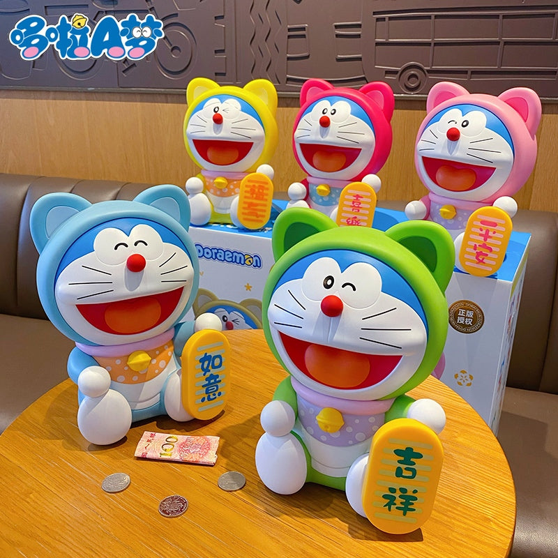 【超逗熊】現貨 哆啦A夢 祝福系列 存錢罐 零錢罐 存錢筒 撲滿 小叮噹 哆啦a夢 裝飾 大公仔 商品圖片 7