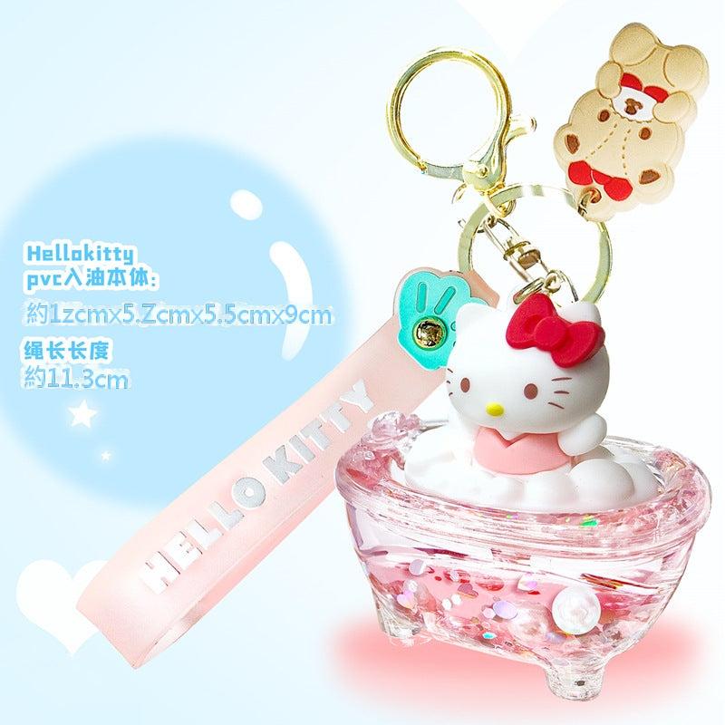 【冉紅】正版 三麗鷗 鑰匙圈 鑰匙扣 掛件 飾品 吊飾 入油系列 庫洛米 kt貓 美樂蒂 送禮 商品圖片 7