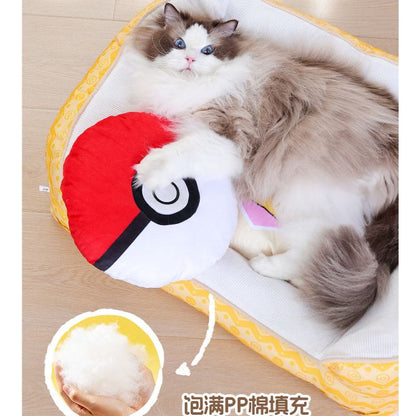 【覓嗷】正版現貨 寶可夢 抱枕 寵物 玩具 耐撕咬 送禮 精靈球 7-11同款 規格圖片 1