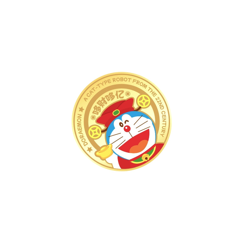 【洛克空間】現貨 哆啦A夢 手機貼 黃金貼 萬能貼 送禮 小叮噹 財神爺 規格圖片 1