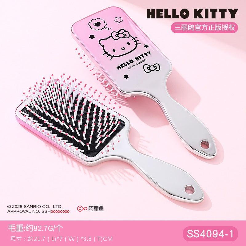 【包包寶】現貨 三麗鷗 梳子 Hello Kitty 直髮順髮梳 乾溼兩用氣墊梳 美髮梳 送禮 規格圖片 1