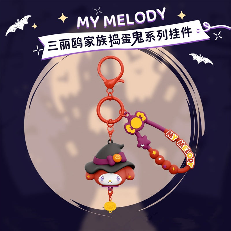 【冉紅】現貨 三麗鷗 鑰匙扣 鑰匙圈 搗蛋鬼系列掛件 庫洛米 凱蒂貓 美樂蒂 潮流書包掛件 掛飾 送禮 規格圖片 1