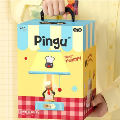 【馬克圖布】正版現貨 Pingu 好運出爐小夜燈 檯燈 氛圍燈 牀頭燈 臥室 送禮 廚師必備 規格圖片 1