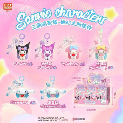 【靈動創想】正版現貨 三麗鷗 鑰匙圈 鑰匙扣 包包 吊飾 掛件 送禮 庫洛米 美樂蒂 大耳狗 規格圖片 1