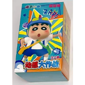 【超逗熊】正版現貨 蠟筆小新 動感大作戰系列 可愛趣味手辦擺件 盲盒 公仔 送禮 規格圖片 1