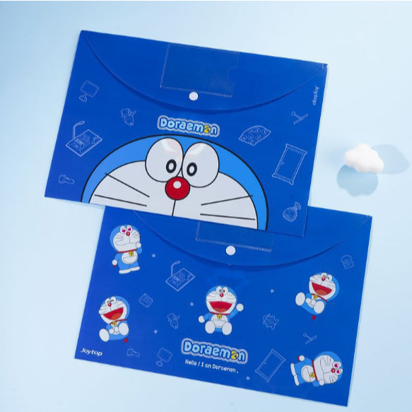 【香港悅木】正版現貨 哆啦A夢 A4文件袋 文件夾 資料夾 文具 資料袋 送禮 小叮噹 規格圖片 1